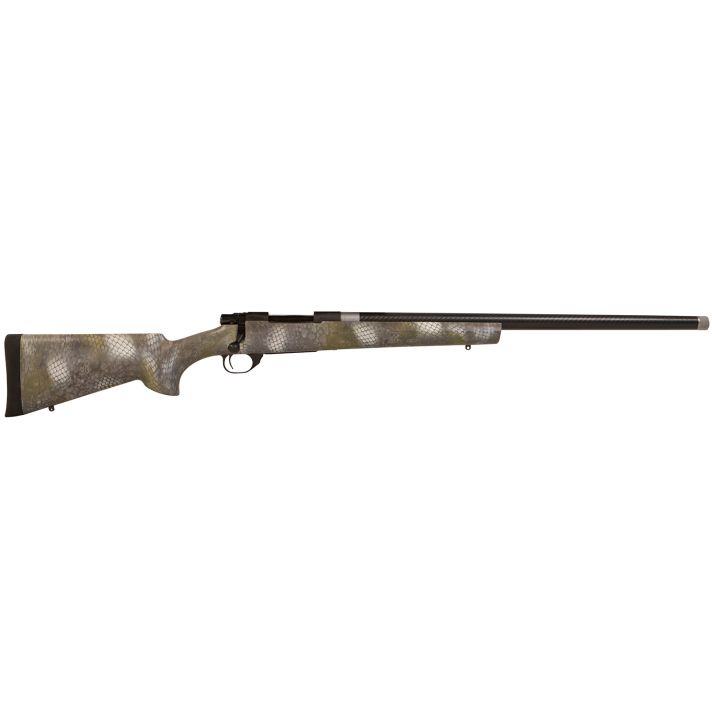 Howa HGCF65CKTS M1500 Hogue 6.5 Creedmoor 5+1 24" Black Carbon Fiber Steel Barrel, Black Steel Receiver, Kratos Camo Hogue OverMolded Synthetic Stock