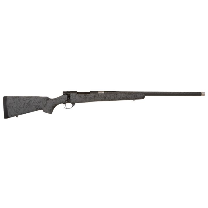 Howa HSCF65CGRY M1500 HS Precision 6.5 Creedmoor 5+1 24" Black Carbon Fiber Steel Barrel, Black Steel Receiver, Gray w/Black Webbing HS Precision Synthetic Stock