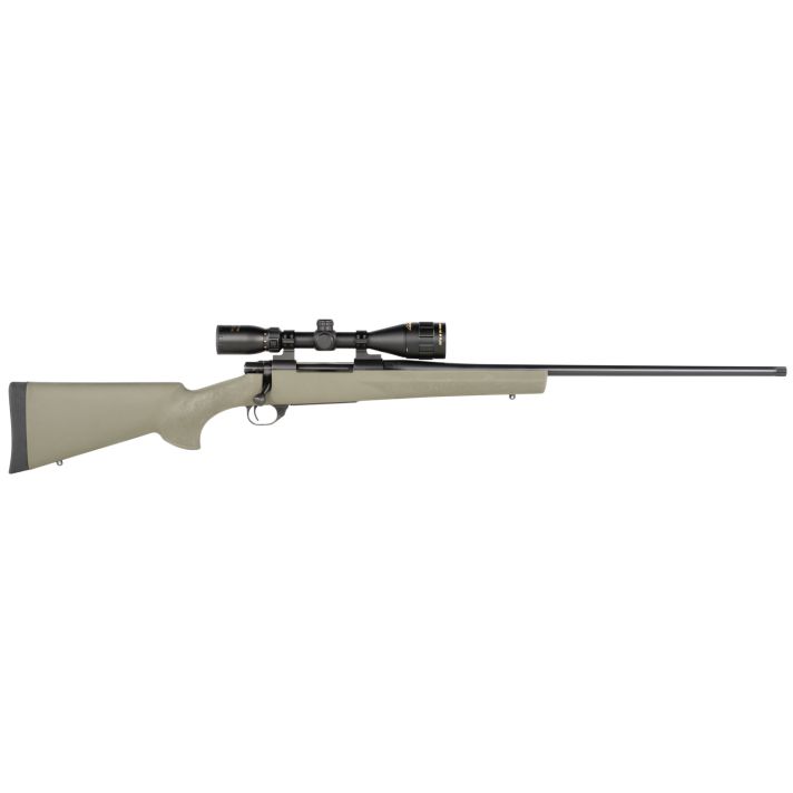 Howa HGP23PRCG M1500 Gamepro Gen2 300 PRC 3+1 24" Threaded Barrel, Blued Metal Finish, Green Fixed Hogue Pillar-Bedded Overmolded Stock, Includes GamePro 4-12x40mm Scope