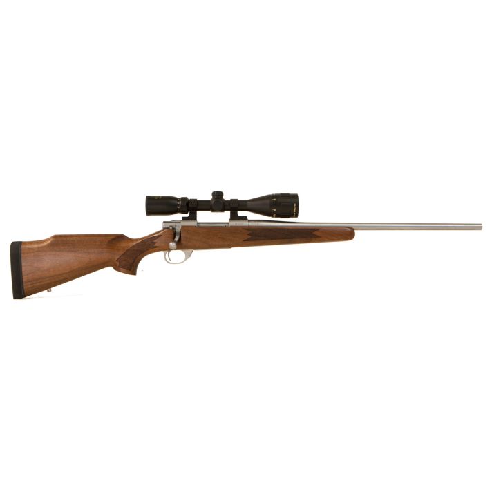 Howa HWH65CTS M1500 Standard Hunter 6.5 Creedmoor 5+1 22" Stainless Steel Threaded Barrel, Stainless Steel Receiver, Fixed Walnut Stock, *Scope Not Included*