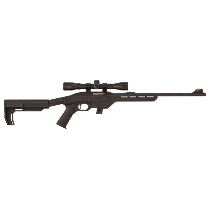 Citadel CIT22LRBMM TrakrFull Size 22 LR 10+1 18" Blued Steel Barrel, Black Steel Receiver, Black Synthetic Stock, Nikko Stirling Mountmaster