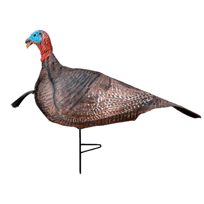 Primos 69069 Photoform Jake Turkey, Lightweight/Flexible/Collapsible Brown Foam, Realistic Coloration