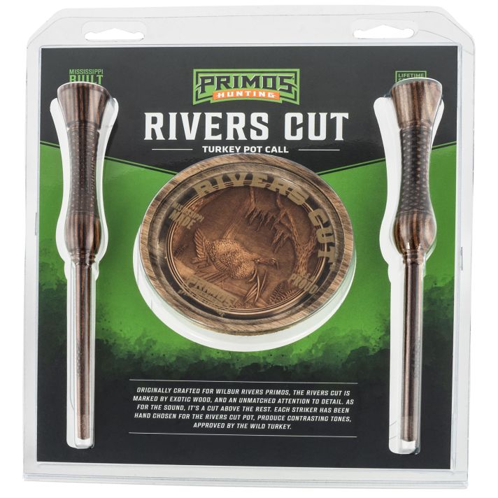 Primos PS2921 Rivers CutFriction Call Turkey Sounds Brown Hardwood