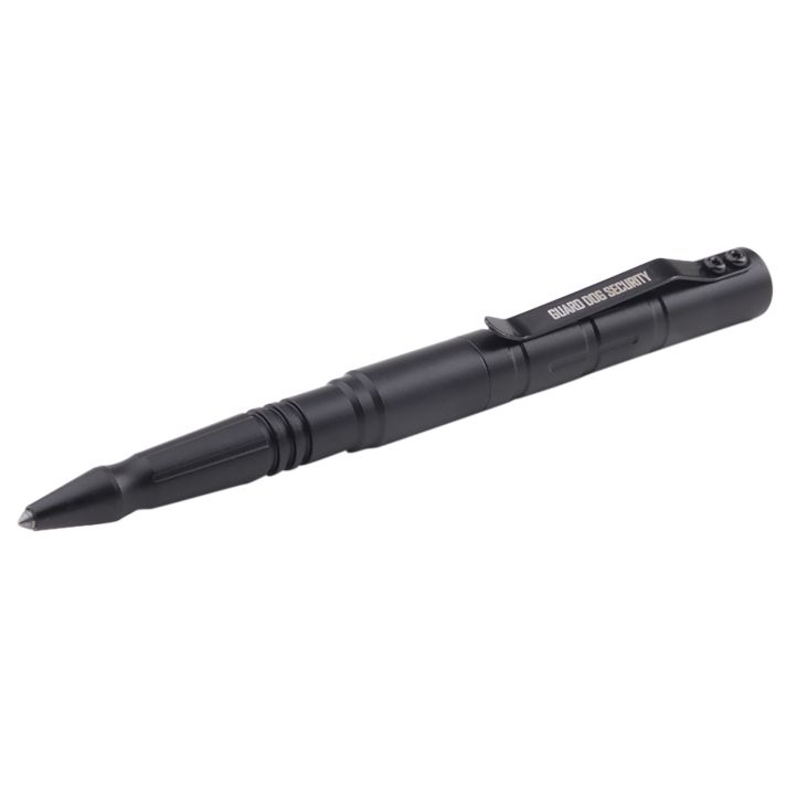Guard Dog TPGDE1000BK Tactical PenBlack Aluminum Includes Pocket Clip
