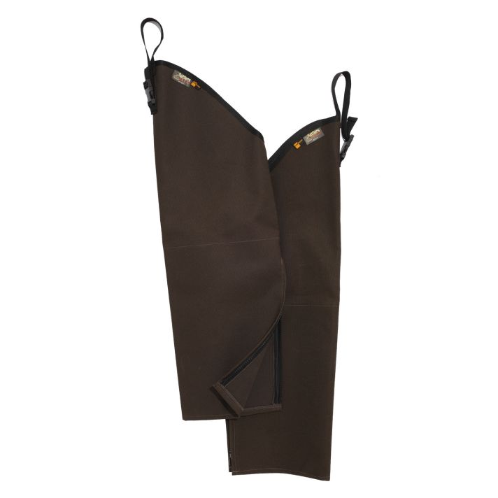 Boyt Harness 9001BRRR Rattlers Chaps 1000D Nylon Brown Regular 26" Adjustable Straps