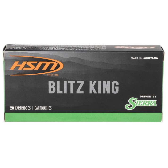 HSM 2225020N Varmint22-250 Rem 55 gr Sierra BlitzKing 20 Per Box/ 25 Case