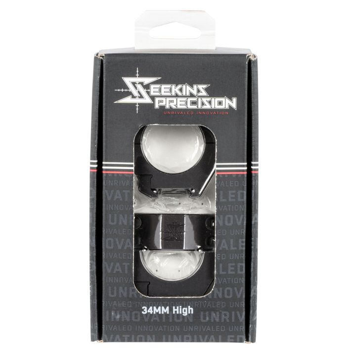Seekins Precision 0010630006 Scope RingsMatte Black 34mm High