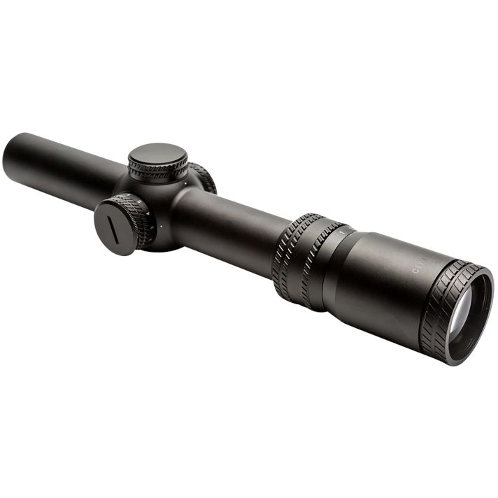 Sightmark SM13138CR1 CitadelBlack Hardcoat Anodized 1-10x 24mm 30mm Tube Illuminated Red CR1 Reticle