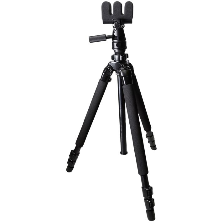 KOPF Jager KJ85001K K700 AMT Tripod made of Aluminum with Black Finish, Pivoting Reaper Grip, 360 Degree Pan & 3-Level Leg Extensions