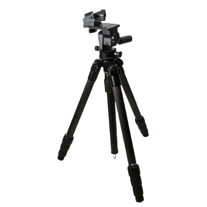 KOPF Jager KJ85004K K800Tripod made of Carbon Fiber with Black Finish, Adjustable Reaper Rail, 4-Level Leg Extension, 21-87 Degree Pan & Tilt