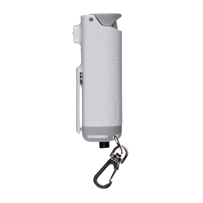 Sabre SELG01 Safe Escape 3-in-1 Automotive Tool Gray Polymer Distance 10 ft Features Glass Breaker/Pepper Gel/Seat Belt Cutter