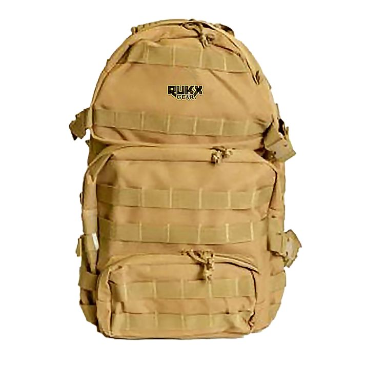 Rukx Gear ATICT3DT Tactical 3 Day Tan 600D Polyester