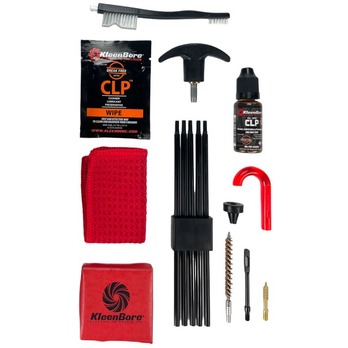 KleenBore K204 Rifle Classic Cleaning Kit .25/ .243/ 6.5mm Cal