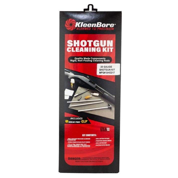 KleenBore SHO217 Classic Cleaning Kit 20 Gauge Shotgun