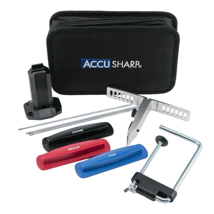 AccuSharp 060C 3-Stone Precision Set Coarse/Medium/Fine Diamond, Alumina, Ceramic Sharpener Multi Color