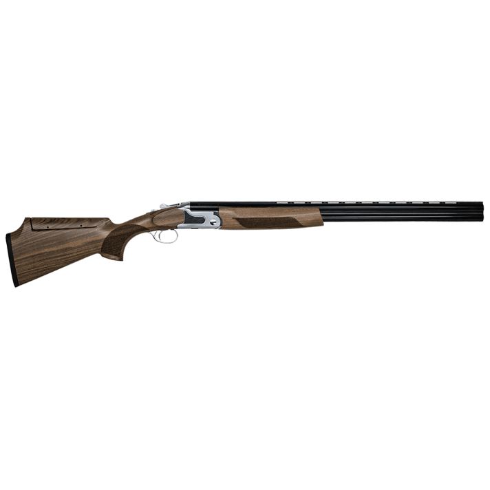 CZ-USA 06495 SCTP Sterling Southpaw 12 Gauge 3" 2rd 30" Gloss Black Chrome Barrel, Silver Satin Chrome Metal Finish, Turkish Walnut Fixed Adjustable Comb Stock Includes 5 Extended Chokes Left Hand