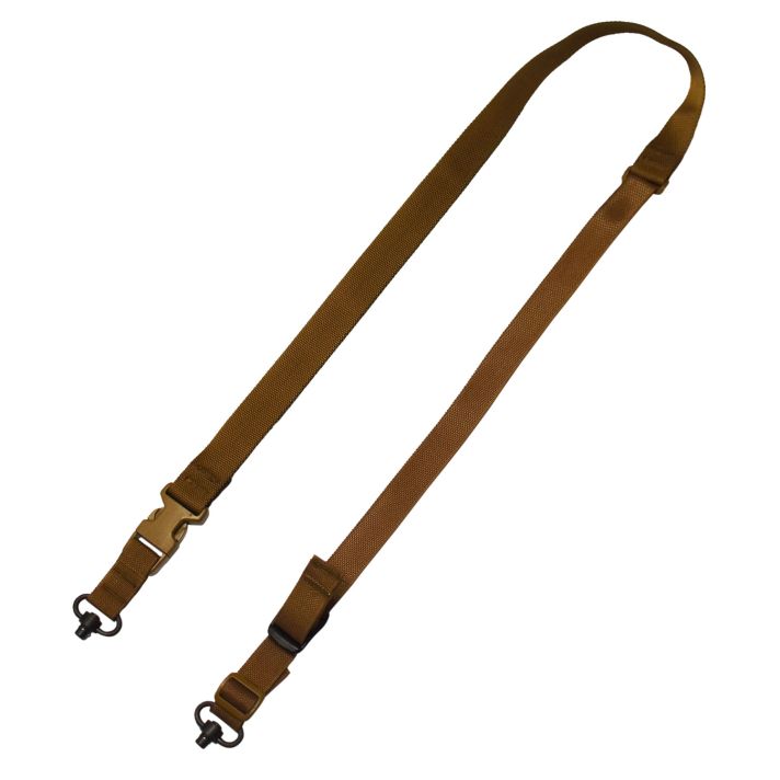 Tacshield T6040CY Tactical Sling Coyote Tan Webbing Two-Point/Fast Adjust Rifle/Shotgun