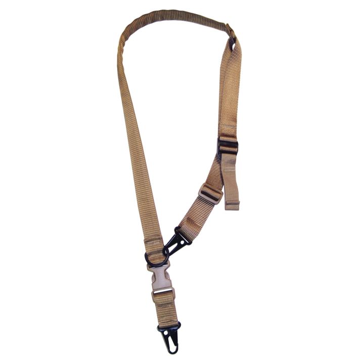 Tacshield T6030CY Warrior 2-in-1 Sling Coyote Tan Webbing Padded Fast Adjust Rifle/Shotgun