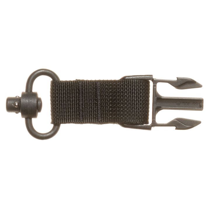Tacshield T6093BK QD Sling Attachmentfor QD Push Button Black Webbing