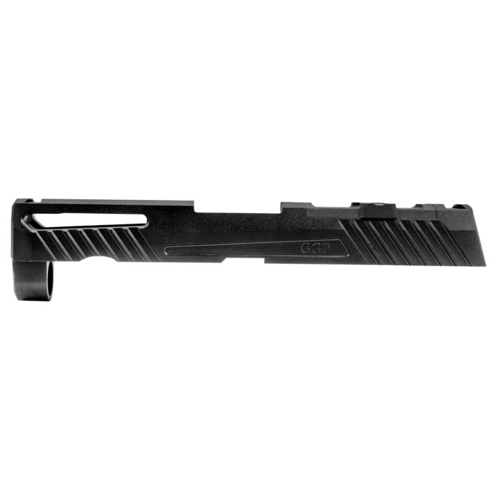 Grey Ghost Precision GGP320CBLK1 GGP320 Compact Version 1 Slide Fits Sig P320 Compact, Opti Cut Compatible w/Trijicon RMR, Leupold Deltapoint Pro, Or Sig Romeo 1, 416 Stainless Steel w/DLC Finish
