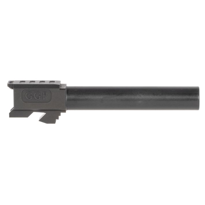 Grey Ghost Precision BARRELG17NTBN GGPMatch Grade Barrel 9mm Luger 4.49" Fits Glock 17 Gen 3-4, 416R Stainless Steel w/Black Nitride Finish