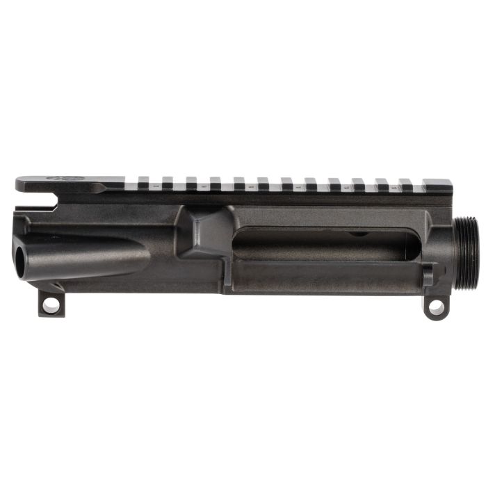 Grey Ghost Precision GGPCUR ForgedUpper Receiver, 7075-T6 Aluminum w/Black Anodized Finish, Optics Ready