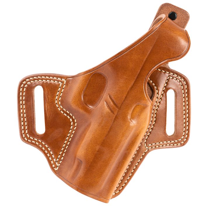 Galco FL834 FletchOWB Tan Leather Belt Slide Compatible w/ Glock 48/48 MOS/S&W M&P Shield EZ Belt Up to 1.75" Wide Right Hand