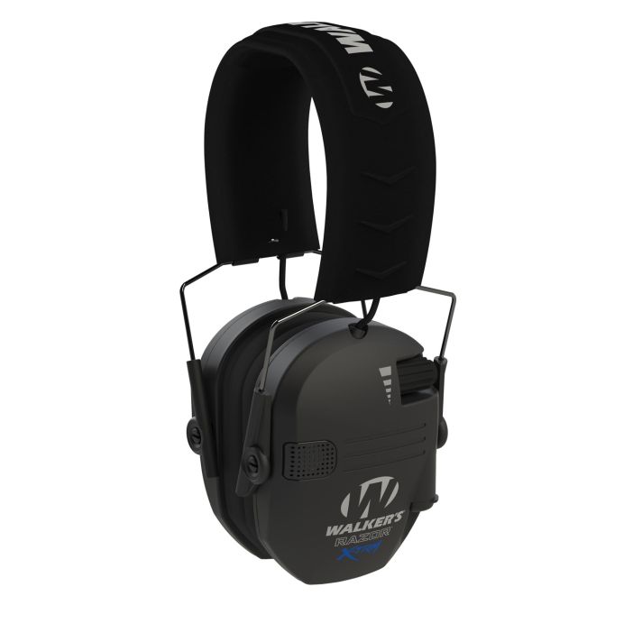 Walker's GWPXDRSEM Razor X-TRM Digital Electronic Muff 21 dB Over the Head Black Polymer