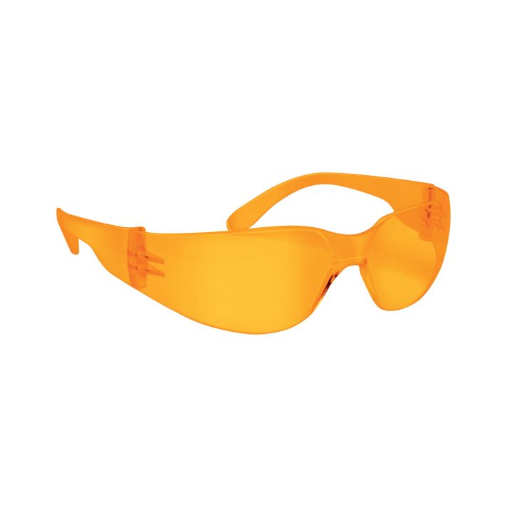 Walker's GWPWRSGLAM Sport Glasses Clearview Adult Amber Lens Polycarbonate Amber Frame