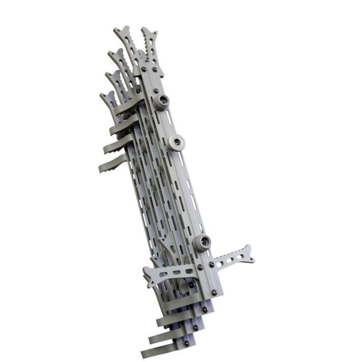 Hawk HWKACS4PK Helium Climbing Sticks Gray Aluminum 10" W x 20" L 4 Pack