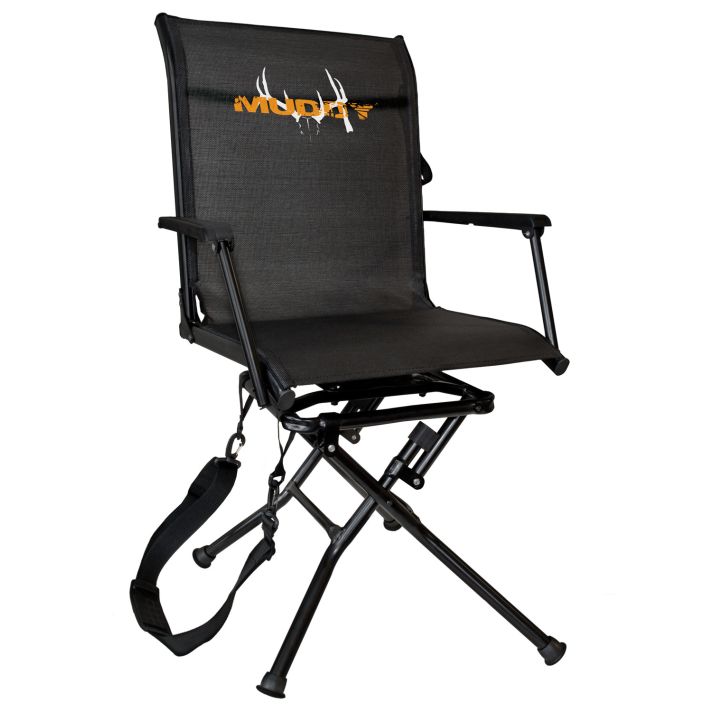 Muddy MUDMGS400 Swivel EaseGround Seat Black Steel