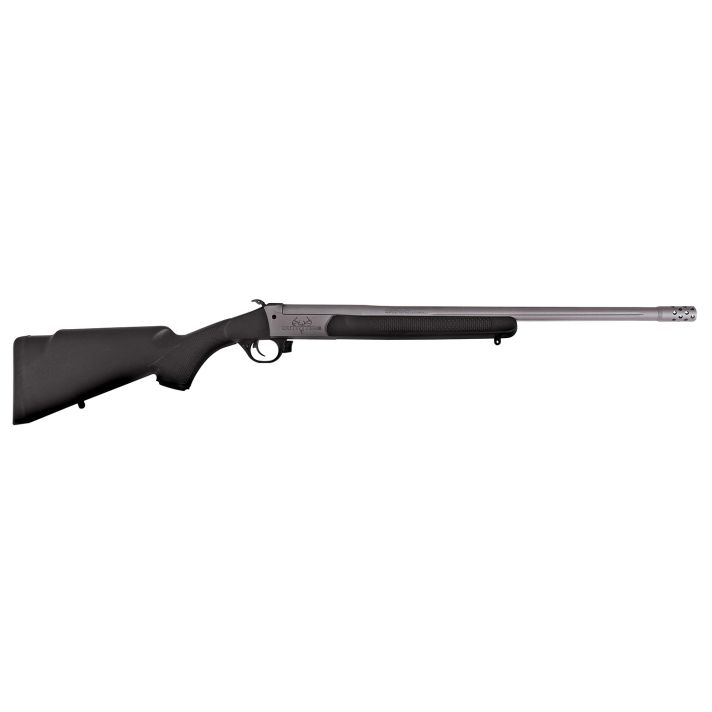 Traditions CR451130T Outfitter G3 Full Size 450 Bushmaster 1rd 22" Stainless Cerakote Fluted Threaded Barrel, Drilled & Tapped Steel Receiver, Fixed Black Synthetic Stock, Right Hand