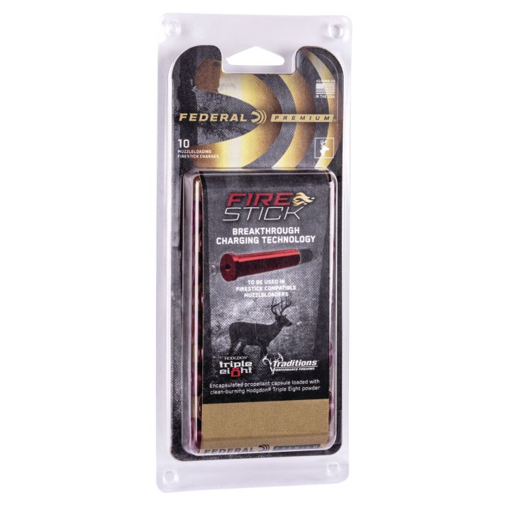 Federal PMZFS100T8 Premium Fire Stick 50Cal 100gr 10 Per Box/10 Case *For Traditions Nitro Only