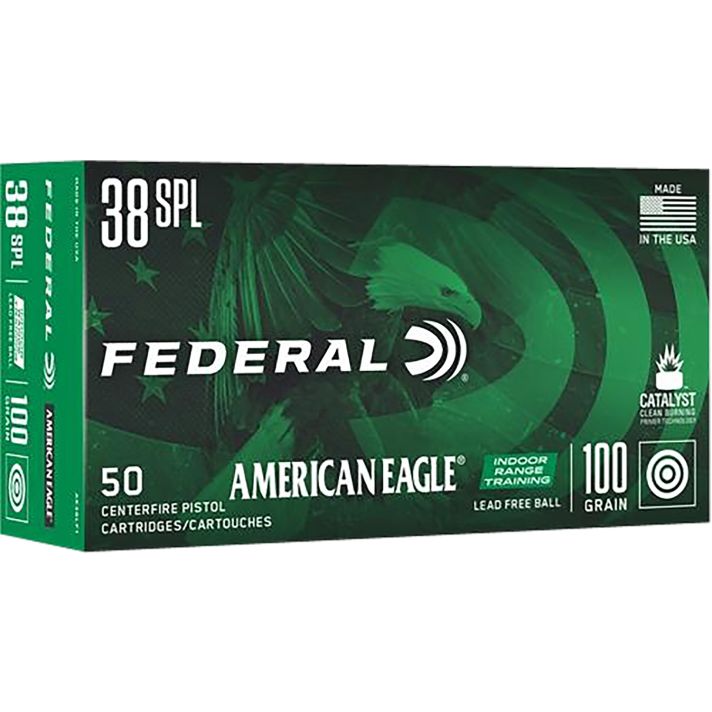 Federal AE38LF1 American Eagle IRT38Special 100gr Lead Free IRT 50 Per Box/10 Case