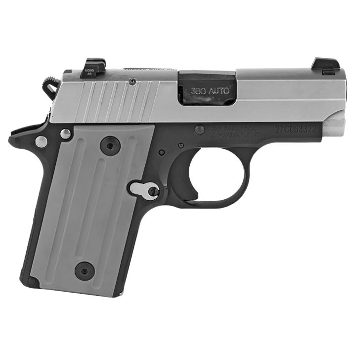 Sig Sauer 238380TSS2CA P238 *CA Compliant 380 ACP Caliber with 2.70" Barrel, 6+1 Capacity, Black Hardcoat Anodized Finish Aluminum Beavertail Frame, Serrated Stainless Steel Slide & Gray Polymer Grip