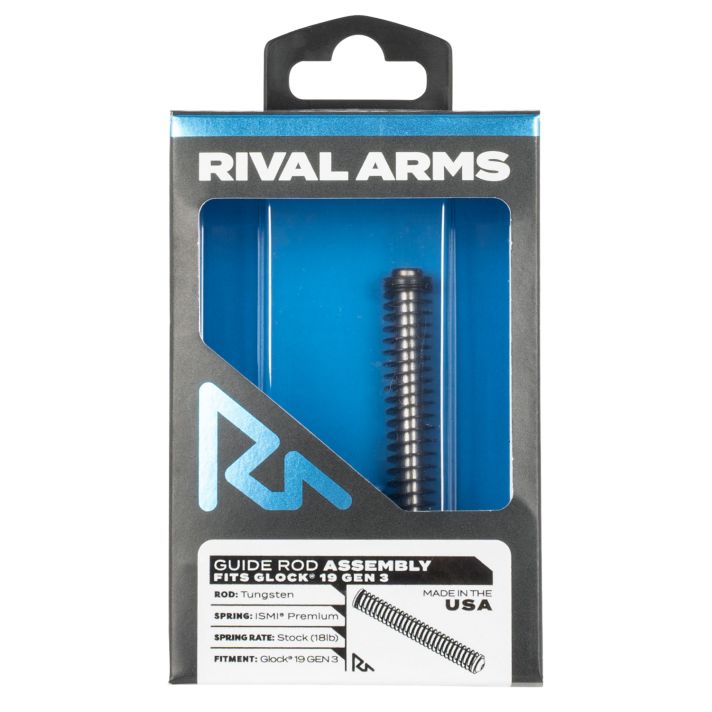 Rival Arms RA50G201T Guide Rod AssemblyTungsten for Glock 19 Gen3