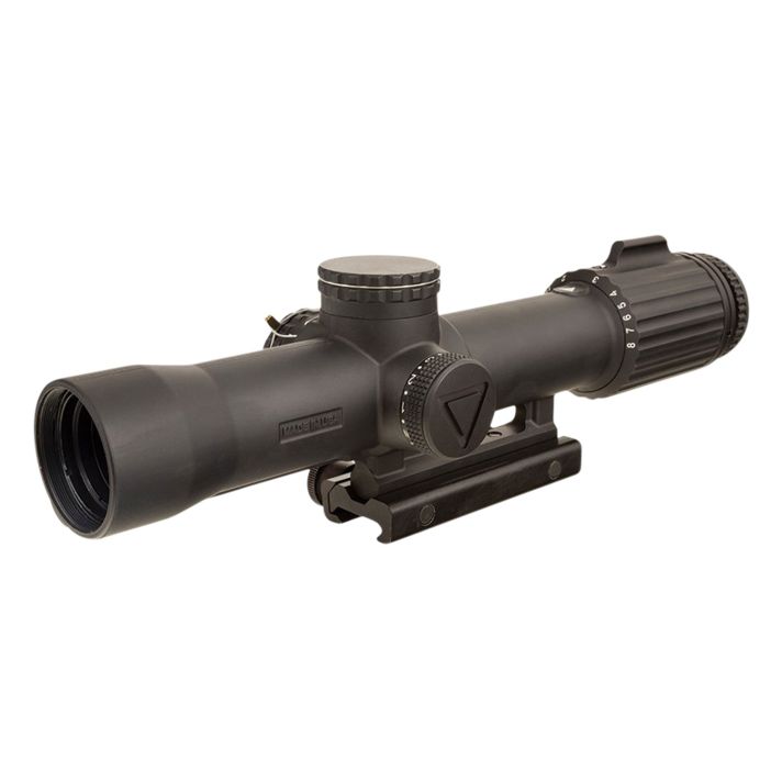 Trijicon 2400003 VCOG1-8x 28mm Obj 109.20-13.10 ft @ 100 yds FOV Matte Black Finish LED Illuminated Red Segmented Circle w/Crosshair MRAD Dot