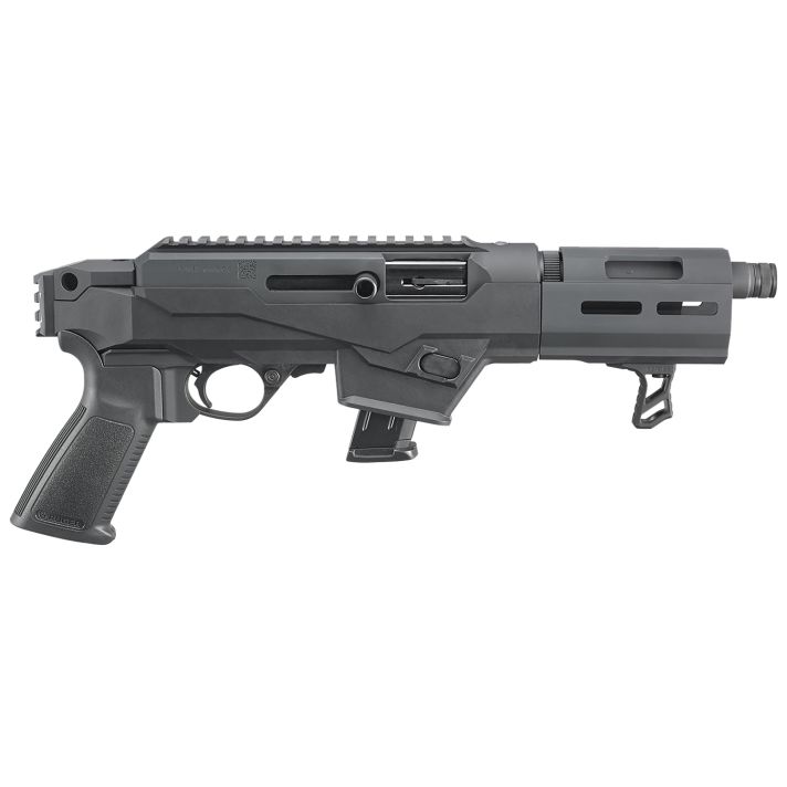 Ruger 29101 PC Charger9mm Luger 10+1 6.50" Threaded Barrel, Black Hard Coat AnodizedFinish, Glass-Filled Polymer Chassis, Takedown Stock, 7075-T6 Aluminum Picatinny Rail, Optics Ready