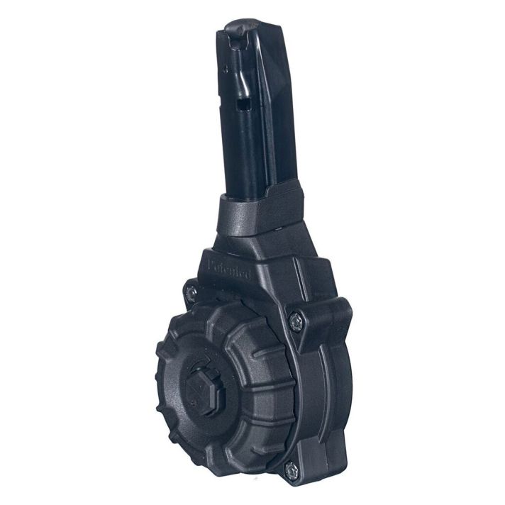 ProMag DRMA33 Standard30rd Drum 9mm Luger Fits Sig P365/P365XL Black DuPont Zytel Polymer