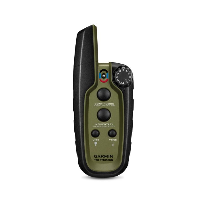 Garmin 0100120550 Sport Pro Handheld Green w/BarkLimiter, LED Beacon Lights, 1-Hand Operation, Water-Resistant Rechargeable Li-ion Up to 3 Dogs .75 Mile Range