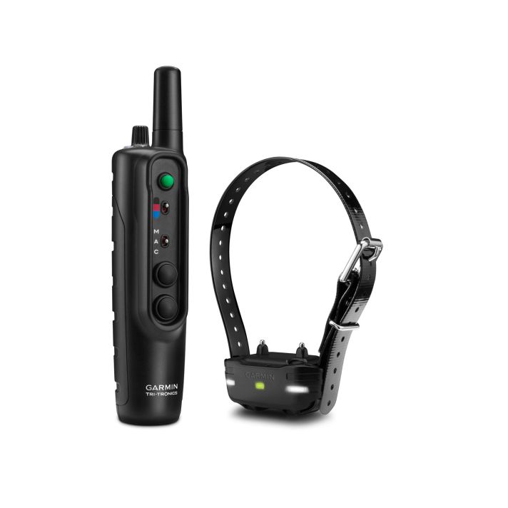 Garmin 0100120200 Pro 550 Bundle Handheld Black w/BarkLimiter, Remote Operation Beacon Lights, Tri-Tronics Rechargeable Li-ion; Collar .75" Up to 3 Dogs 1 Mile Range