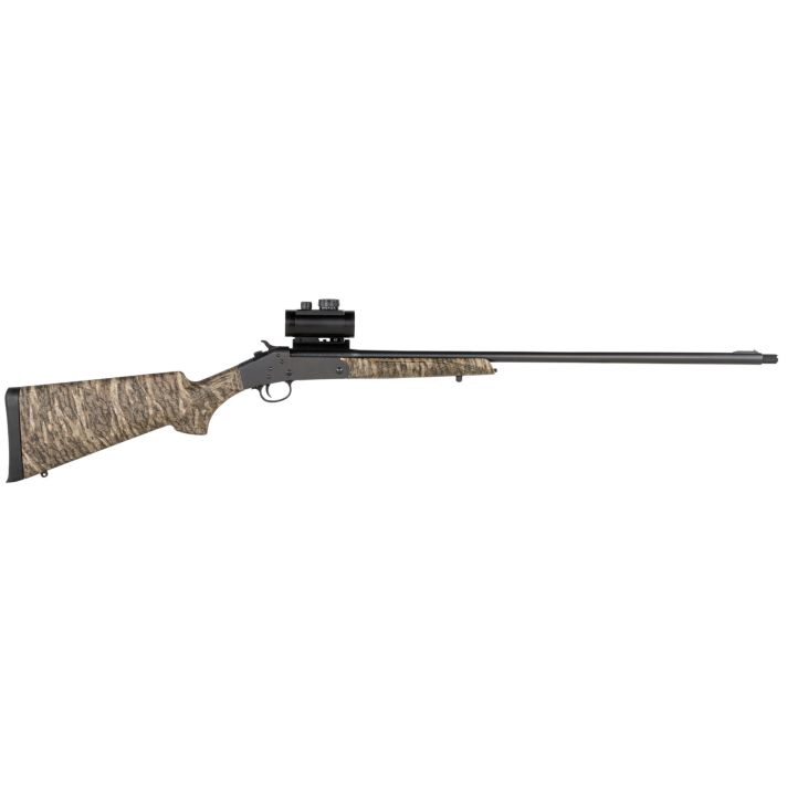 Stevens 57663 301 Turkey XP 410 Gauge with 26" Barrel, 3" Chamber, 1rd Capacity, Matte Black Metal Finish & Mossy Oak Bottomland Stock Right Hand Includes 1x30mm Red Dot