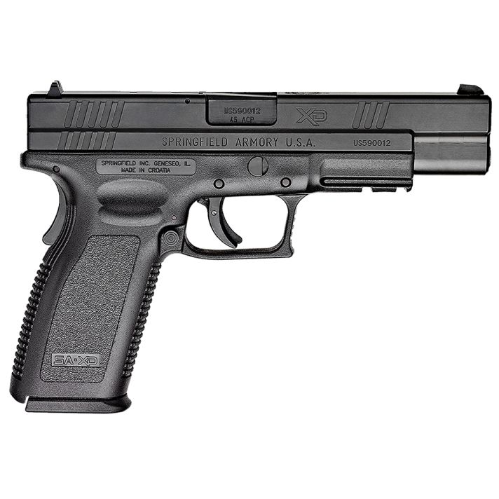 Springfield Armory XD9621 XD Tactical *CA Compliant 45 ACP 10+1 5" Black Steel Barrel, Black Melonite Long/Serrated Steel Slide, Black Polymer Frame w/Picatinny Rail