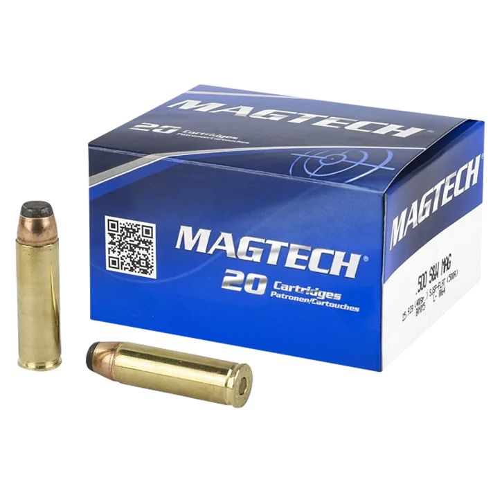 Magtech 500A Range/Training500S&WMag 400gr Semi Jacketed Soft Point Flat 20 Per Box/25 Case