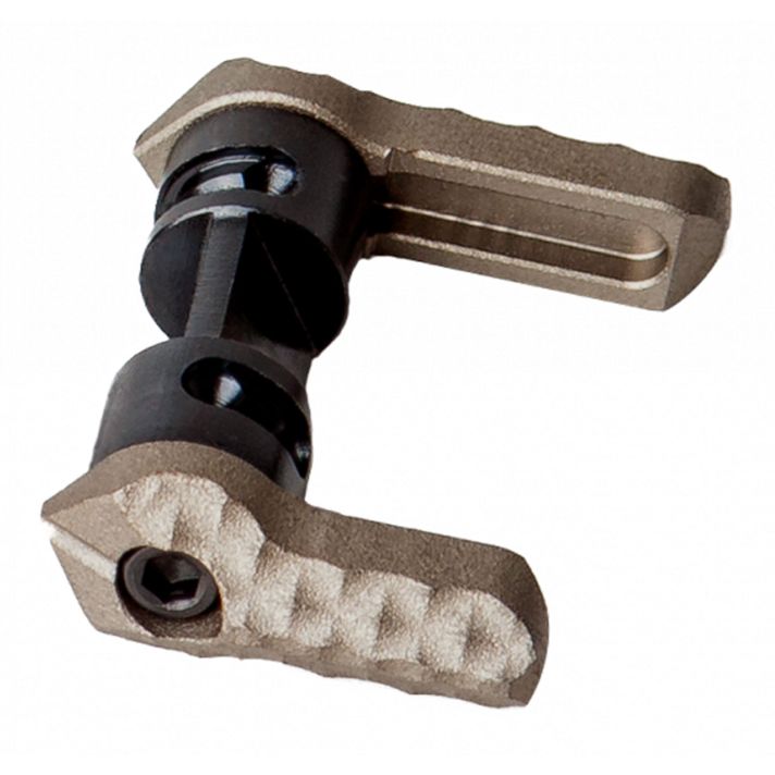 Seekins Precision 0011580006 Safety Selector 60/90 Degree Flat Dark Earth Aluminum Ambidextrous