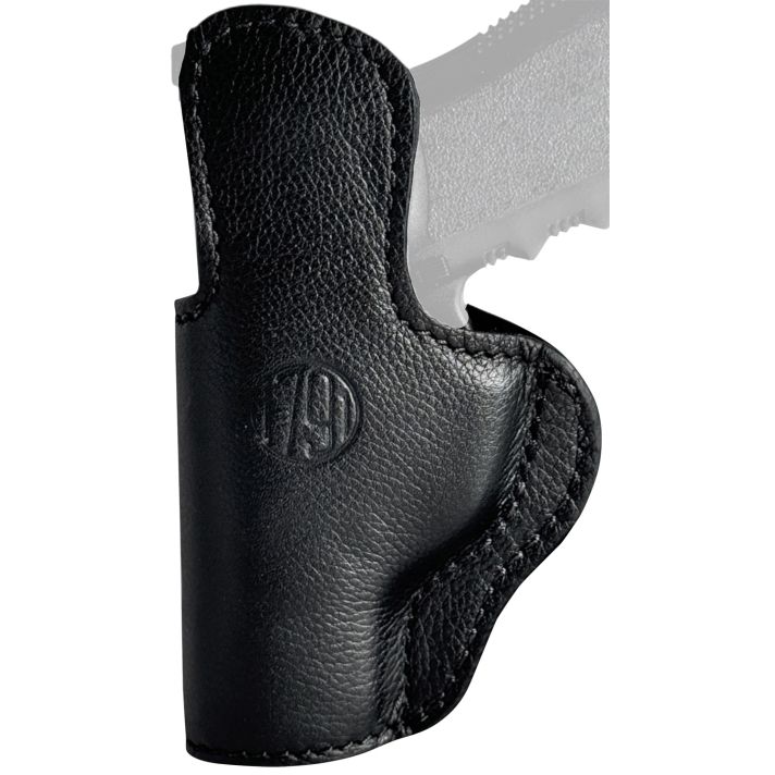 1791 Gunleather UCH4NSBR Ultra CustomIWB Size 04 Night Sky Black Leather Belt Clip Compatible w/Glock 17/S&W M&P Shield/Springfield XD Right Hand