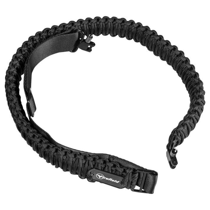 Firefield FF46001 Two Point Tactical Sling Black Nylon Paracord 37.50"-45" OAL Adjustable Rifle