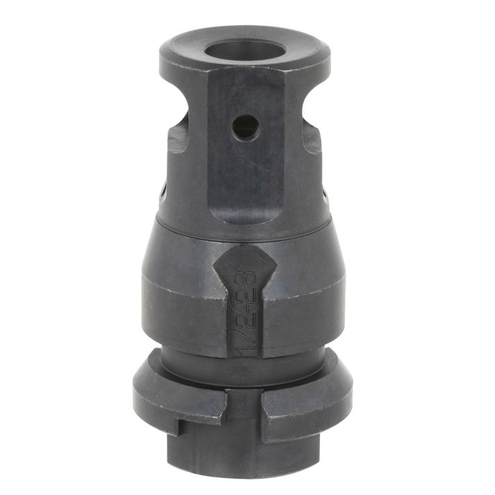 Dead Air DA109 KeyMount Muzzle Brake Black with 1/2"-28 tpi Threads & 2.60" OAL for Sandman Series, KeyMo Equipped Nomad-30 & Primal Suppressors
