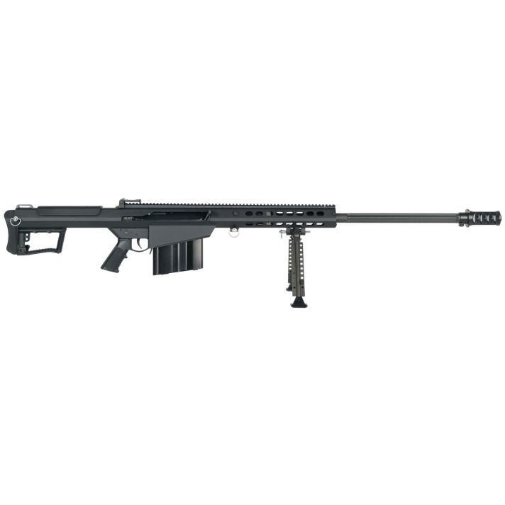 Barrett 18059 M107A150 BMG 29" 10+1 Black Cerakote Black Fixed w/Sorbothane Recoil Pad Stock Black Polymer Grip