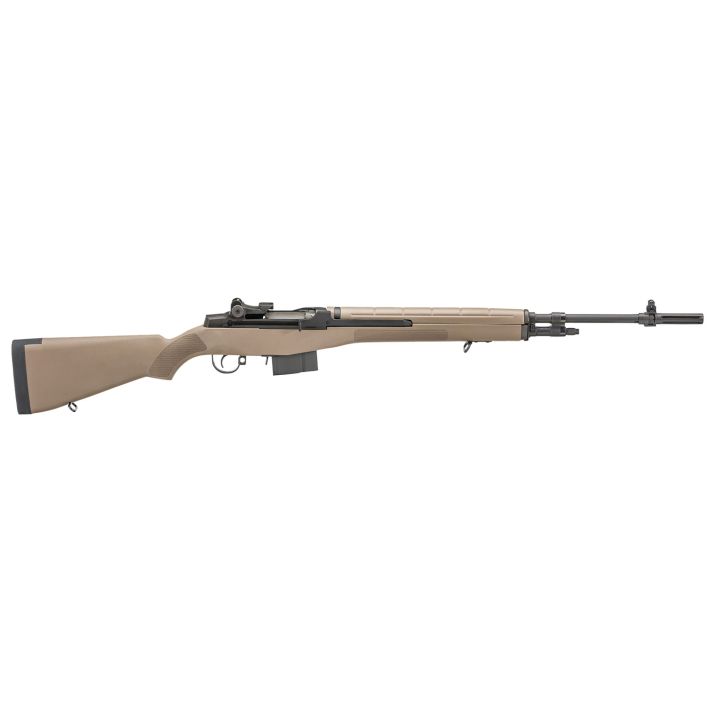 Springfield Armory MA9120 M1A Standard Issue 308 Win/7.62x51mm 10+1 22" Black Parkerized Carbon Steel Barrel, Black Parkerized Steel Receiver, Flat Dark Earth Synthetic Fixed Stock, Right Hand